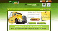 Desktop Screenshot of greentax2290.com